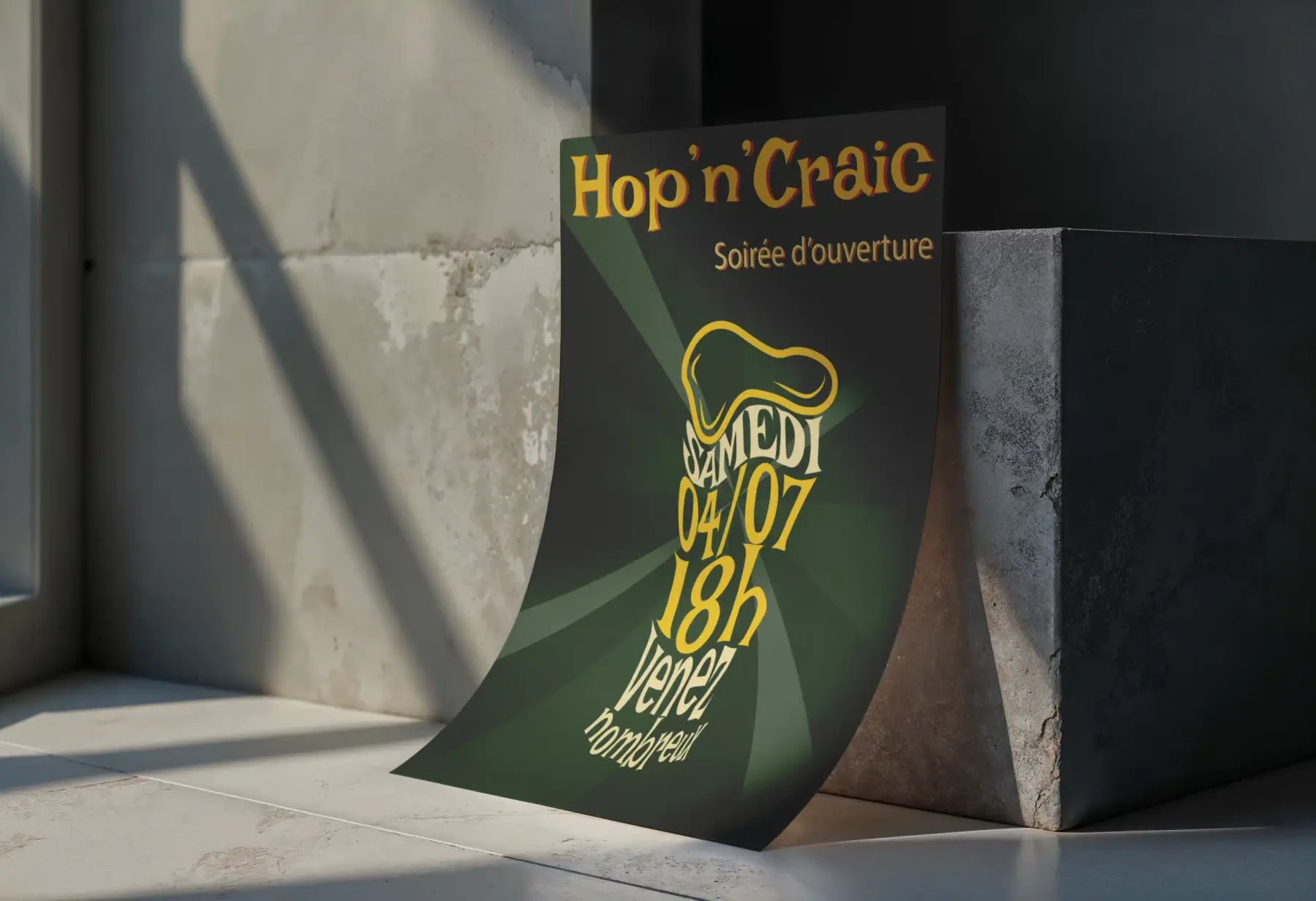 Flyer Hop'n'Craic