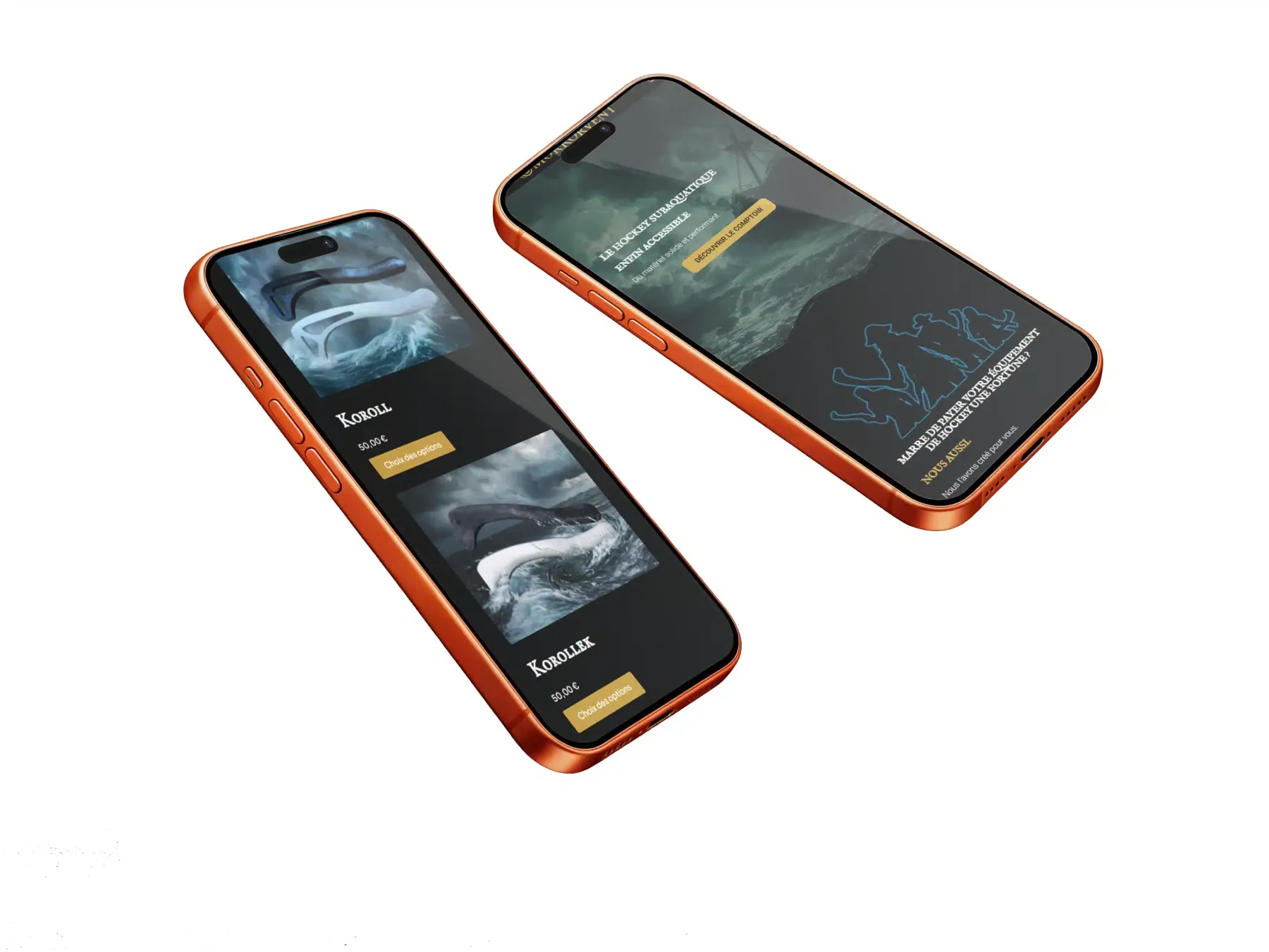 Le site Morkorvent sur mobile