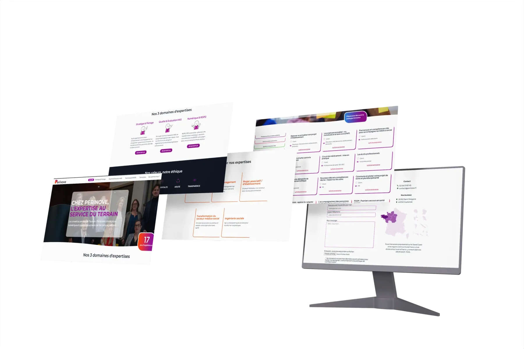 Nouveau site de Perinove, en vue d'ensemble